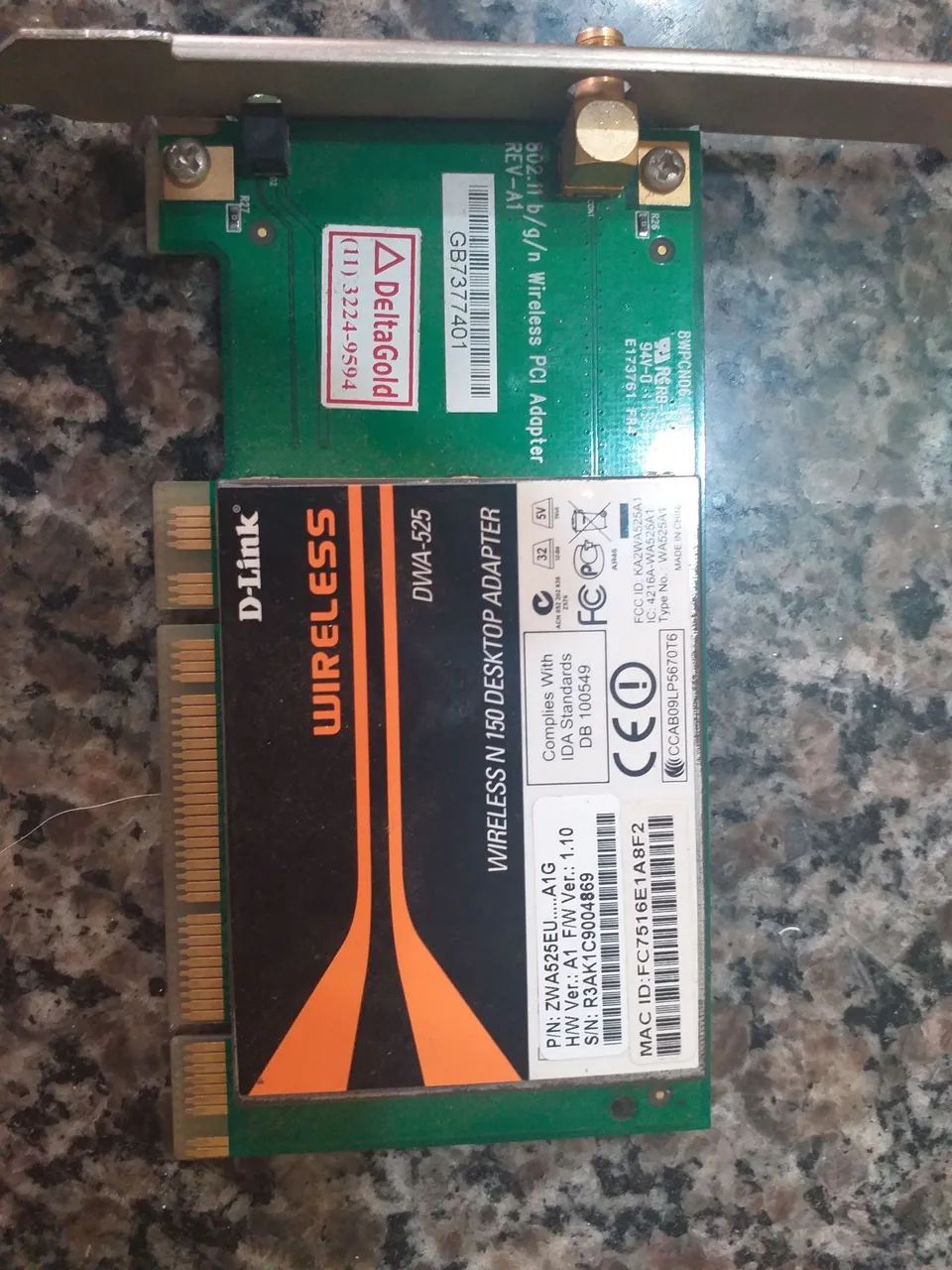 Wifi PCi funcionando perfeitamente 30 metrôs alcance  - Foto 2