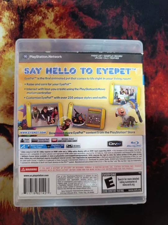 Jogo Para Playstation 3 Eyepet Ps3 Move - Original - Foto 2