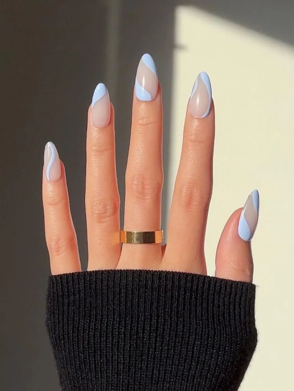 Peças de Unhas Postiças + Cola Transparente + Lixa de Unha