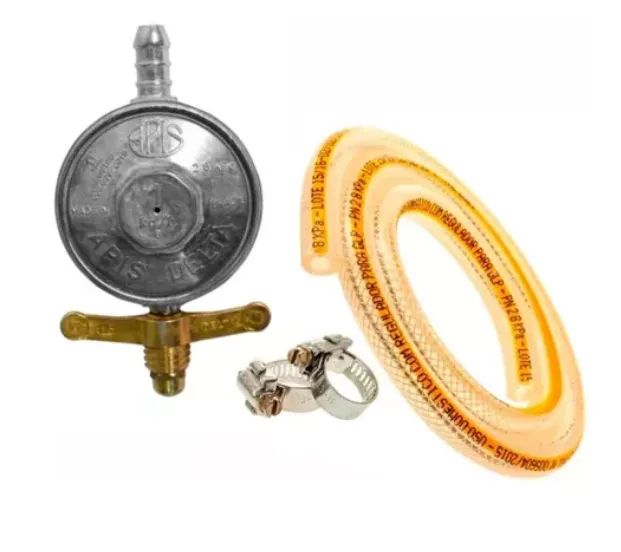 Kit Mangueira Baixa Pressão 1kg 1,20 Mangueira + 2 Braçadeiras - Foto 2