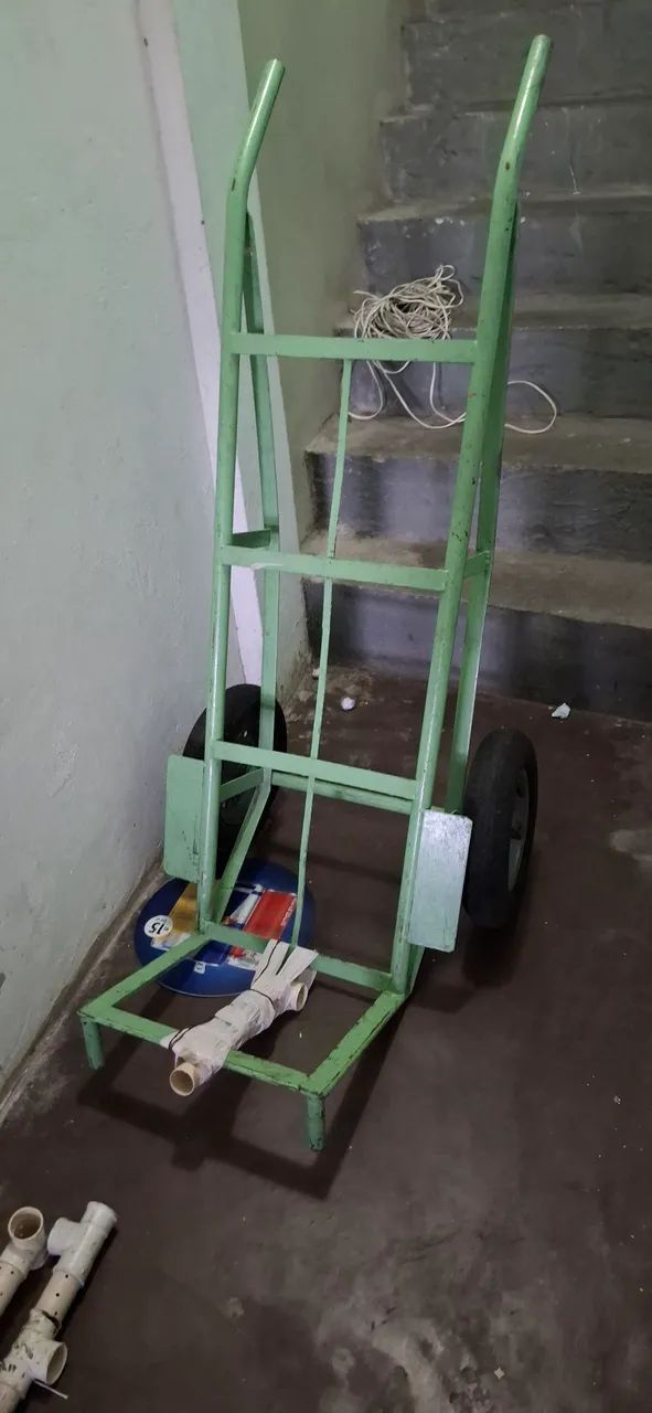 Carrinho pneumático 300 kg para sair rápido! 