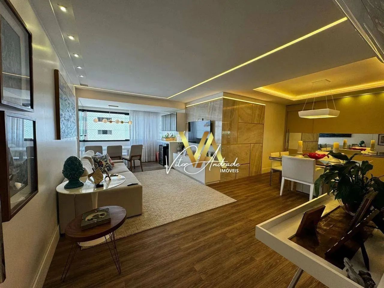 Apartamento nascente sul com 114m², 3 quartos (2 suítes), dependência completa, 2 vagas in - Foto 3