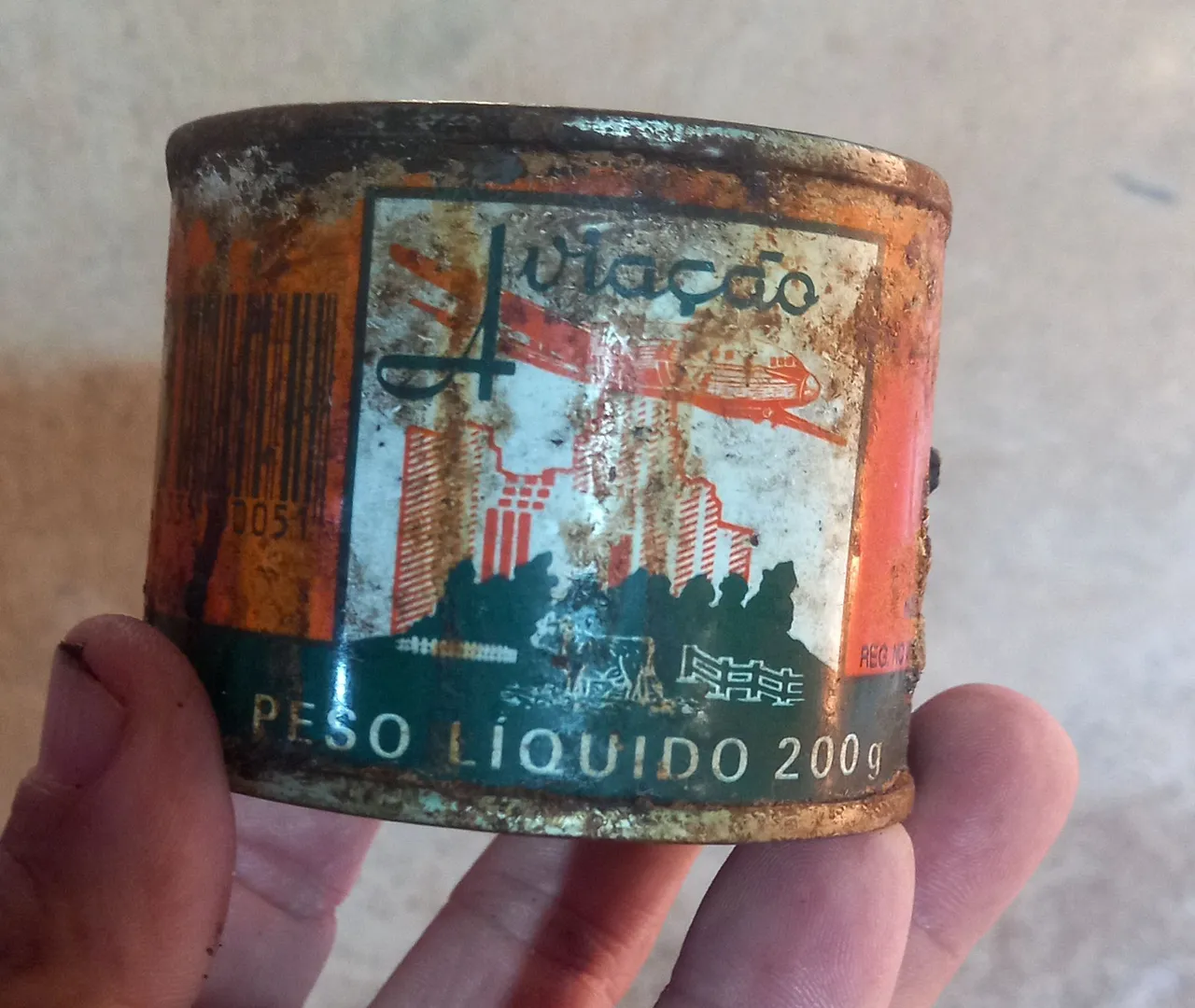 Lata Antiga Aviacao - Colecionadores e Decoracao