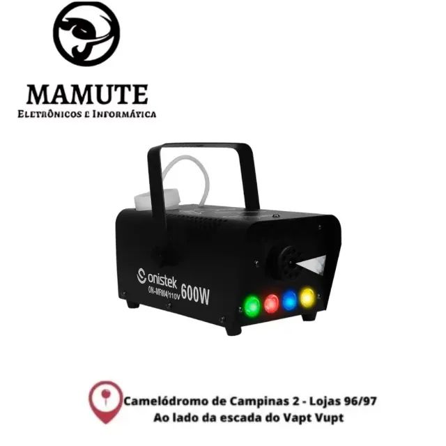 Máquina De Fumaça 600w Com Led Rgb