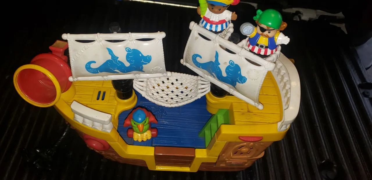 Navio pirata de brinquedo vintage - Foto 4