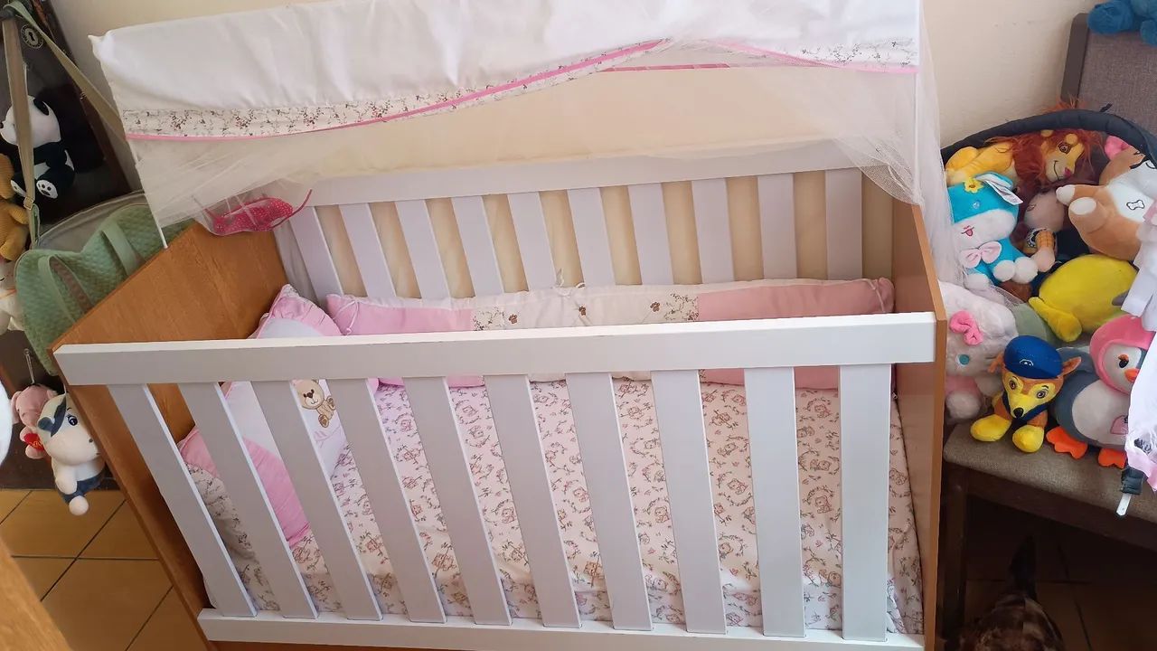 Berço que vira cama 64314065934465120