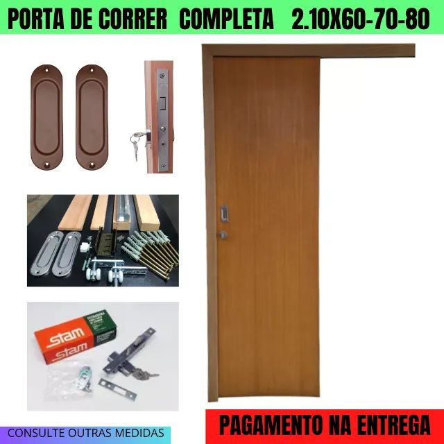 porta de correr codigo centri - com fechadura