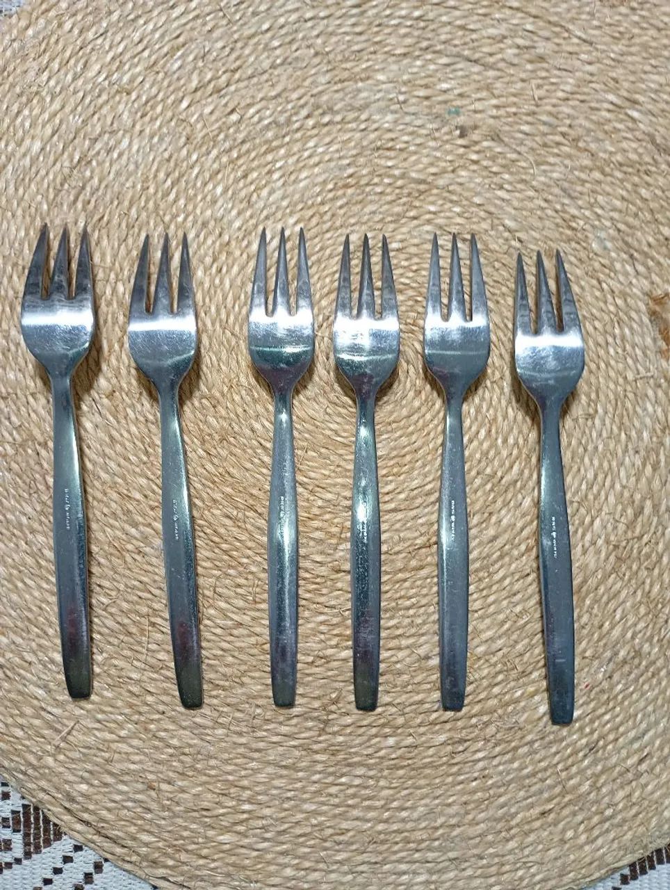 Conjunto 6 garfos sobremesa inox Wolff  - Foto 2