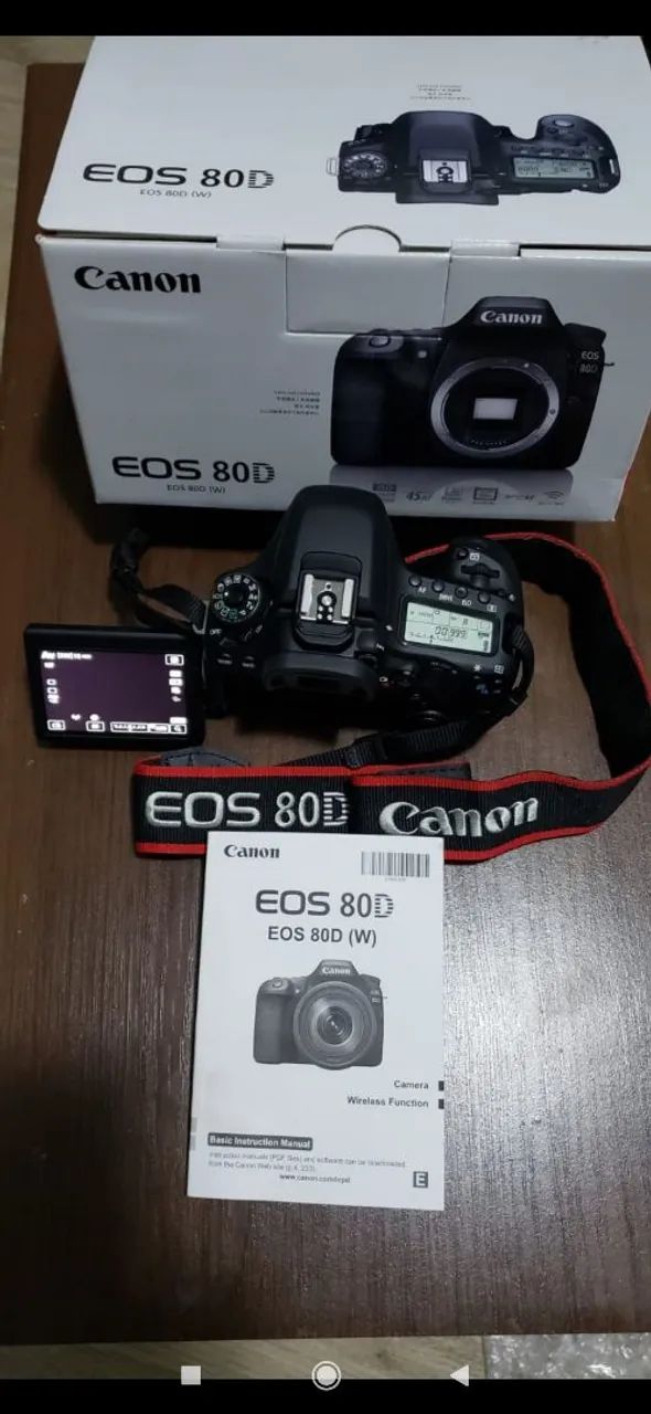 Canon EOS 80D - Câmera Digital420251920960727040