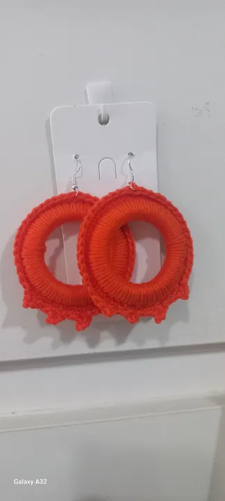 Brinco crochê 