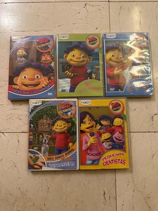 DVDs Sid, o Cientista - Coleção Completa
