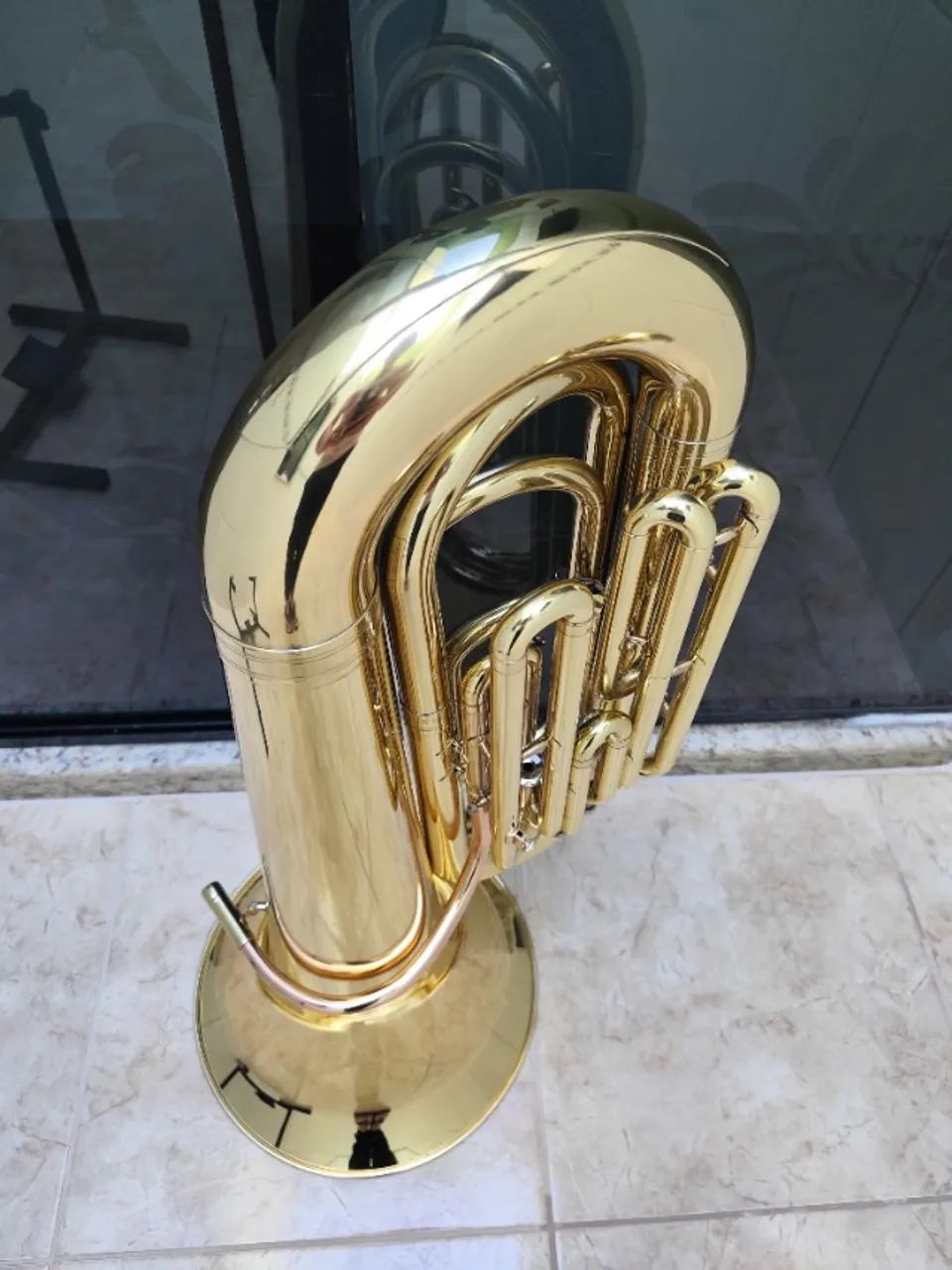 Tuba 3/4 BM Sib - Laqueada R$ 7.500,00 - Aceito trocas - Parcelo 18x - Foto 6