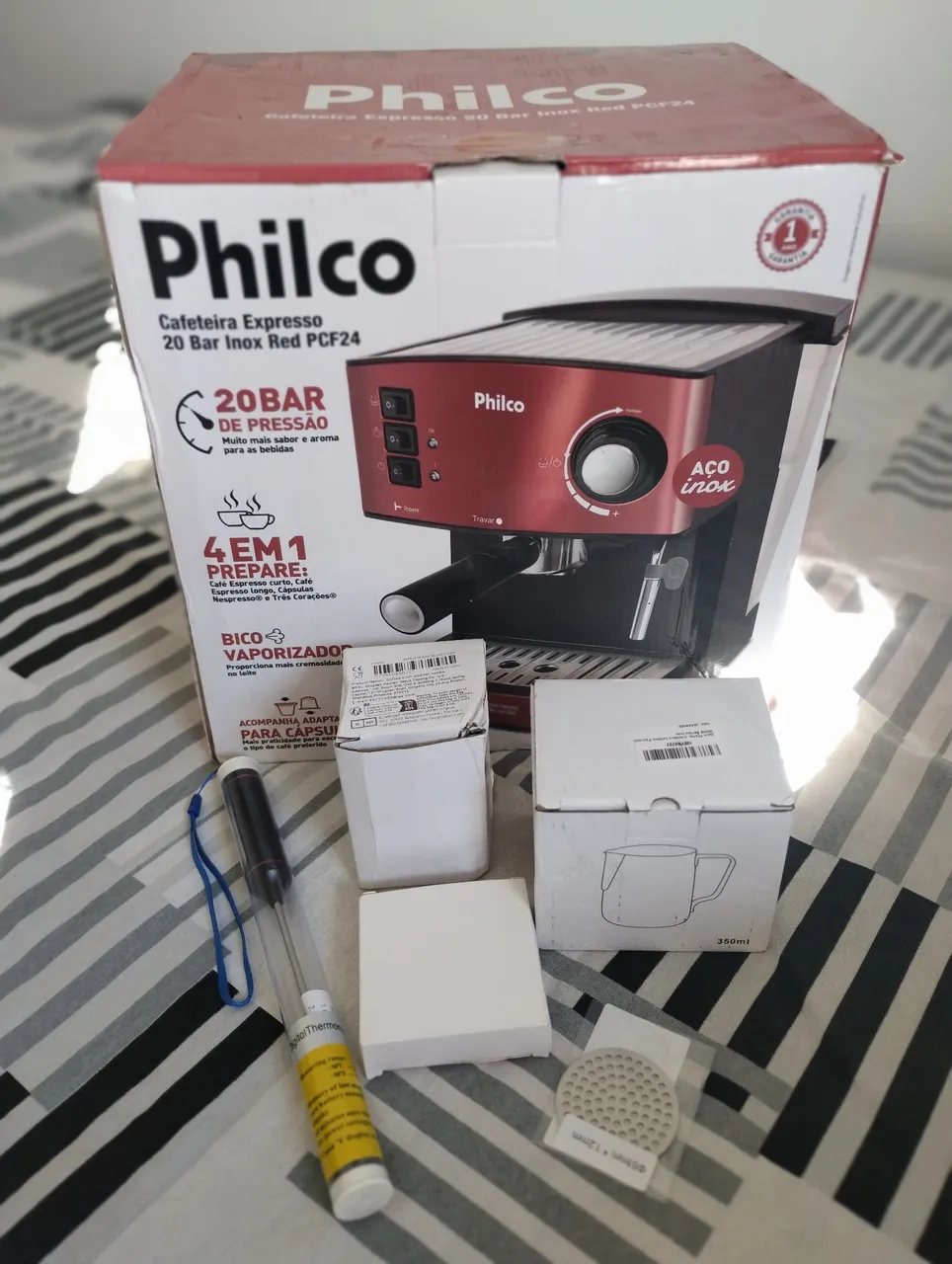 Cafeteira Expresso Philco 20 Bar - PCF24 + Acessorios
