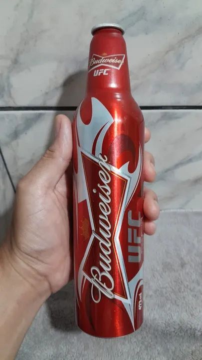 Garrafas De Alumínio Budweiser - Pra Colecionadores (12 Unidades/Vazias/Envio Por OLX Pay) - Foto 3