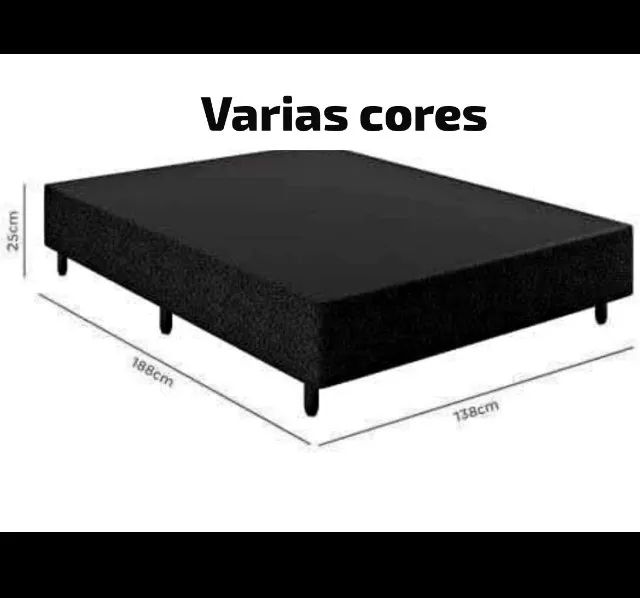 Cama box base suporte