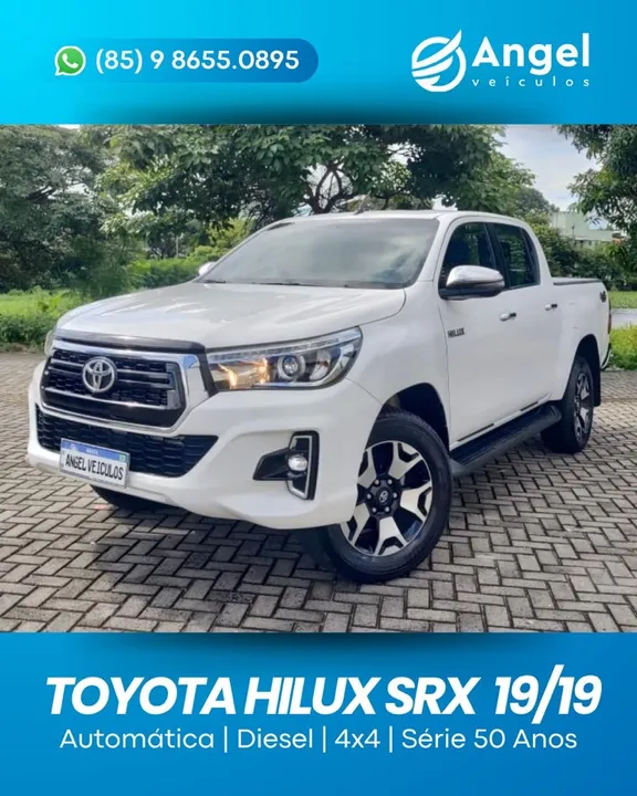 Toyota Hilux SRX 19/19 série 50 anos Top IPVA 2025 total GRÁTIS!!!