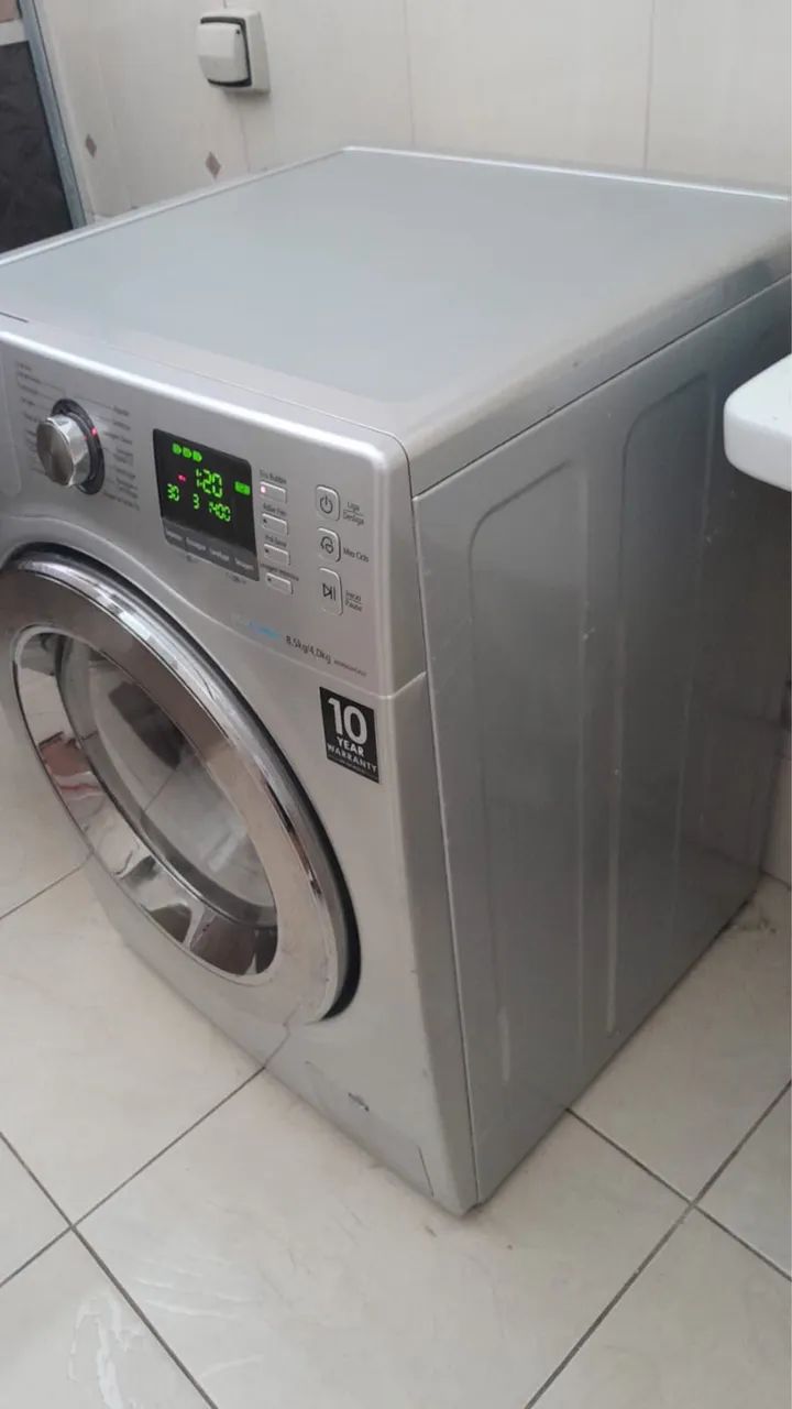 Lava e Seca Samsung 8,5kg / 6kg Inox - Digital Inverter - Foto 4