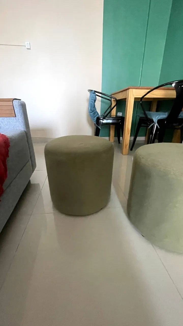 PUFF SET ROUND - Tok Stok - Verde Musgo - Foto 5