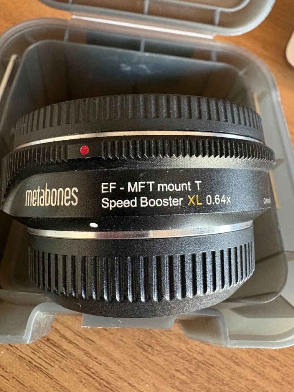 Anel adaptador Metabones Speed Booster XL 0.64x - usado - impecável! - Foto 4