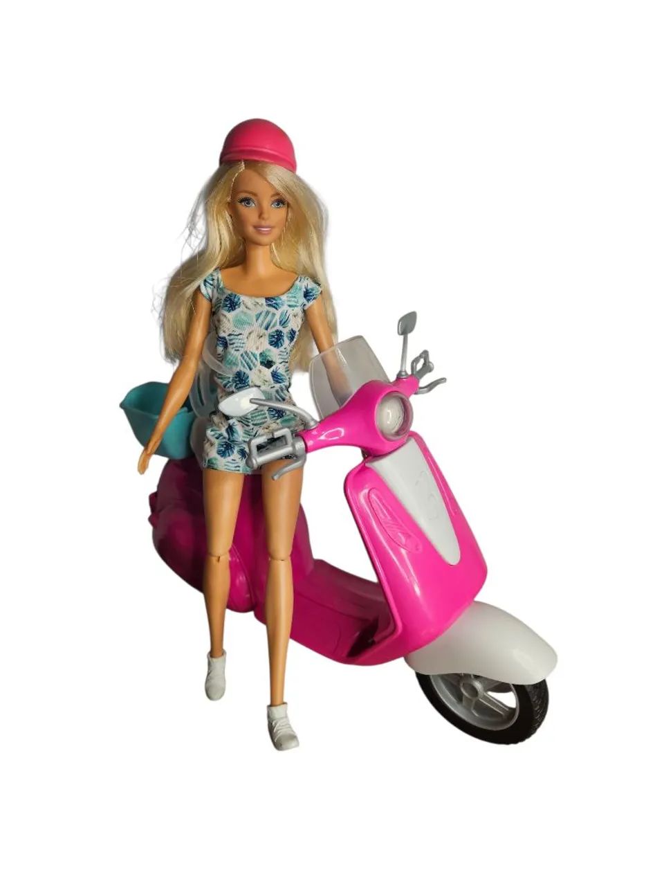 Boneca Barbie Moto De Barbie Barbie Boneca E Moto Scooter VEÍCULOS