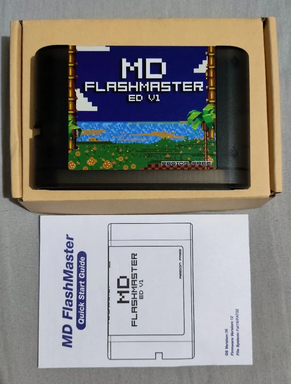 MD FlashMaster ED V1 - Sega Genesis/Mega Drive (Everdrive)