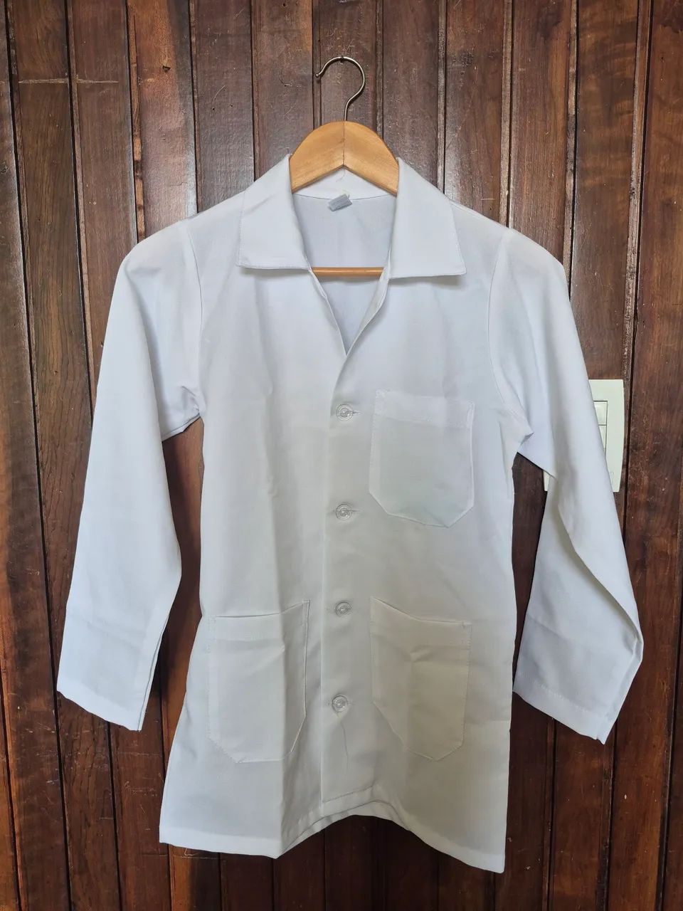 Jaleco Branco Juvenil