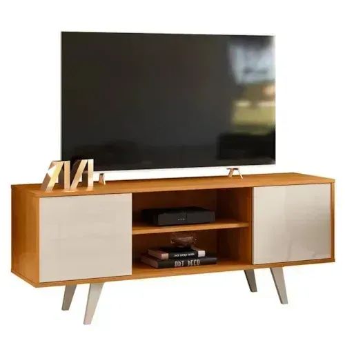 Rack bancada cinamomo off white para tv ate 55 polegadas - Foto 2