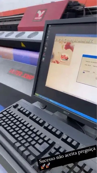 Impressora Plotter Plotagem Digital Vutek EFI Aceito troca por equipamentos comercias - Foto 3