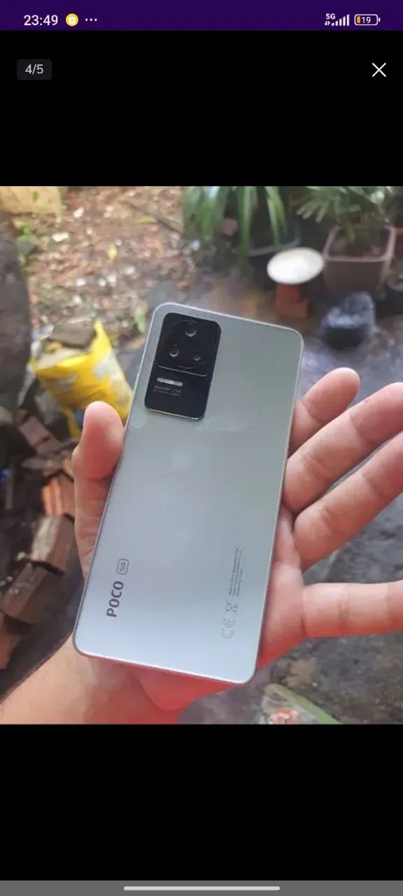 Smartphone Android Poco F4 5G cim defeito  - Foto 3