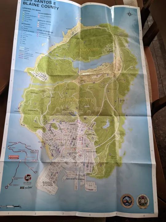 GTA 5 de PS3 - Mídia Física(incluindo manuel e mapa impresso de Los Santos!)  - Foto 4