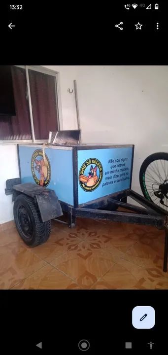 Carrinho de cachorro quente, modelo reboque  - Foto 5