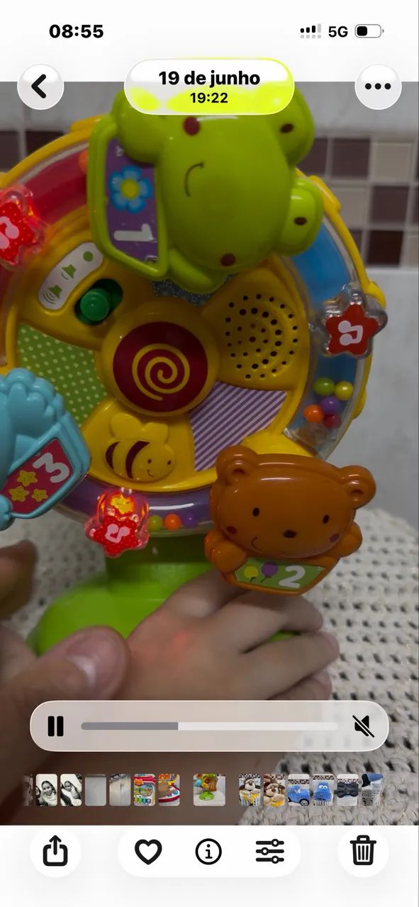 Gira gira com som e luz da Vtech