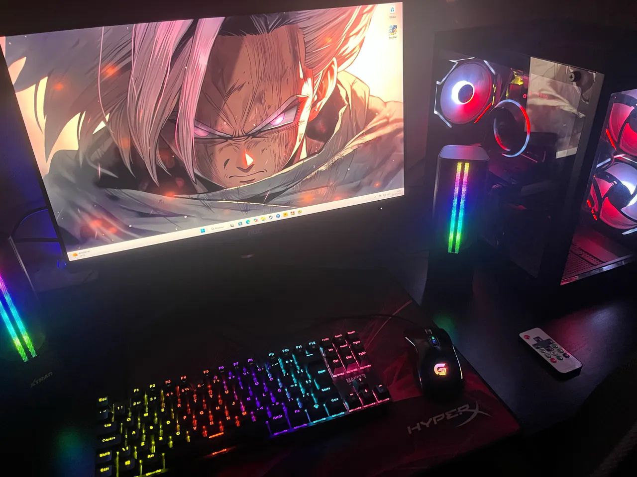 Computador gamer completo com iluminação RGB