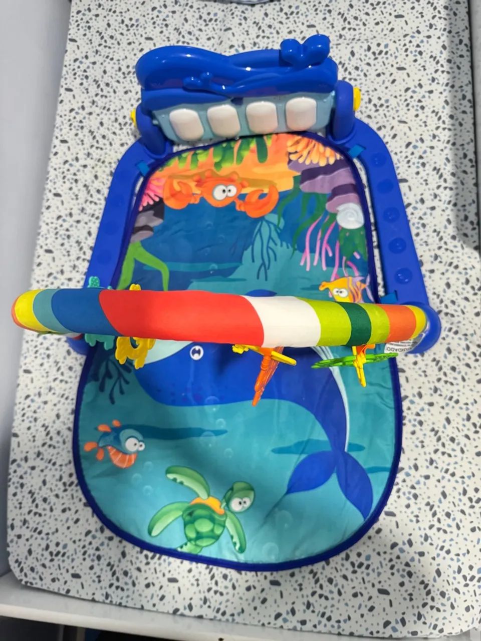 Tapete musical infantil com arco de atividades