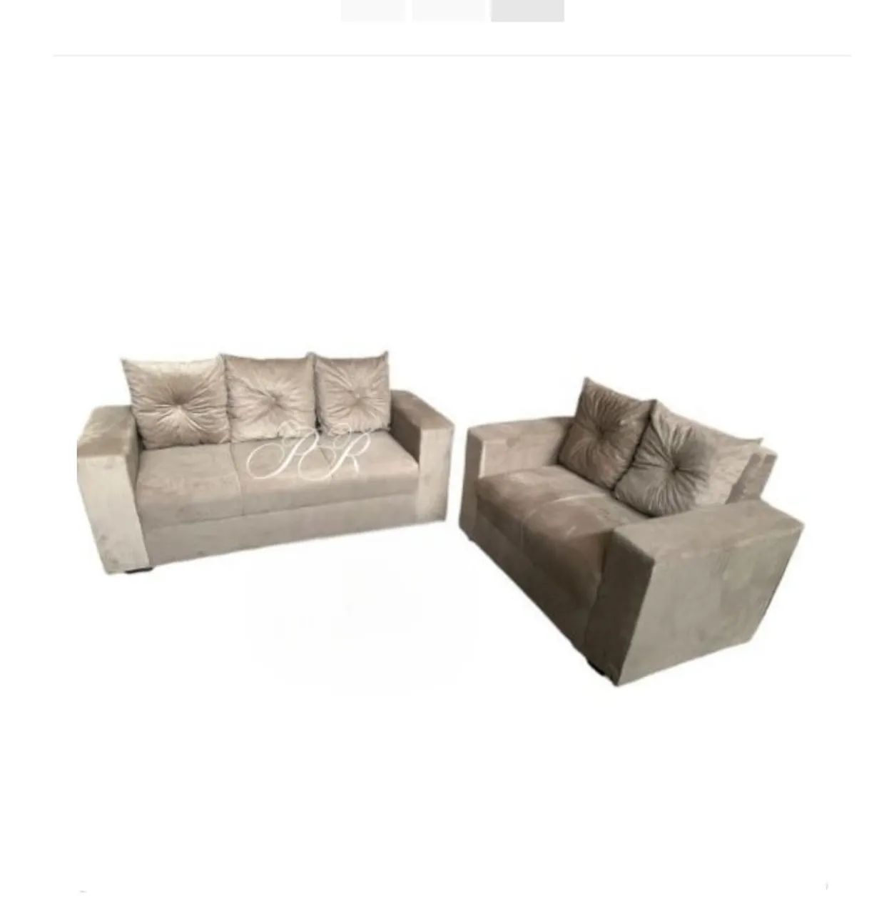 Conjunto Sofá 2 e 3 lugares apenas 680,00 - Foto 2