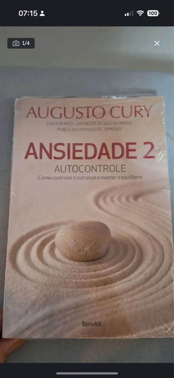 03 livros ansiedade de Augusto cury - Foto 3