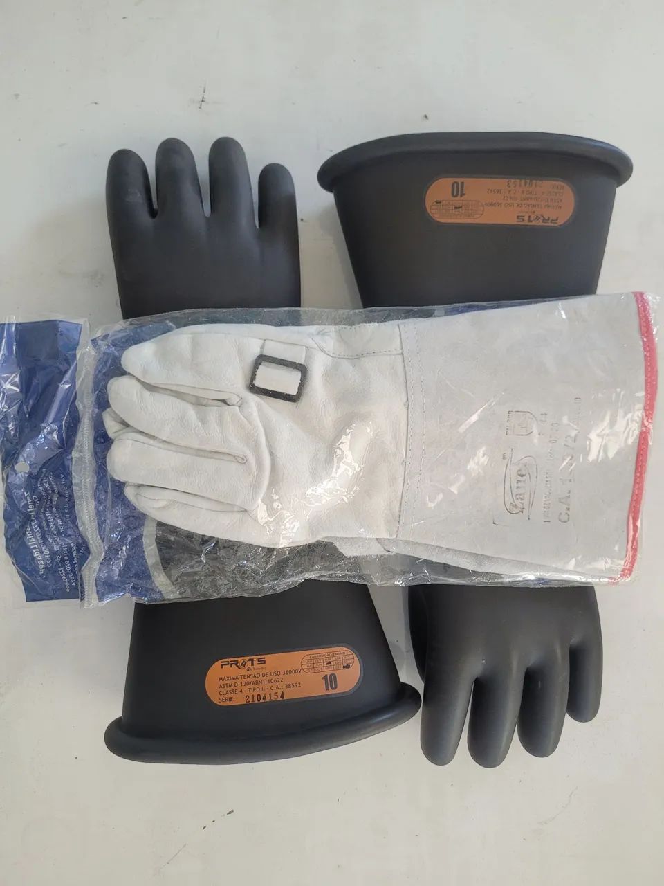 Luvas isolante Classe 4 , tipo 2 , 36000V