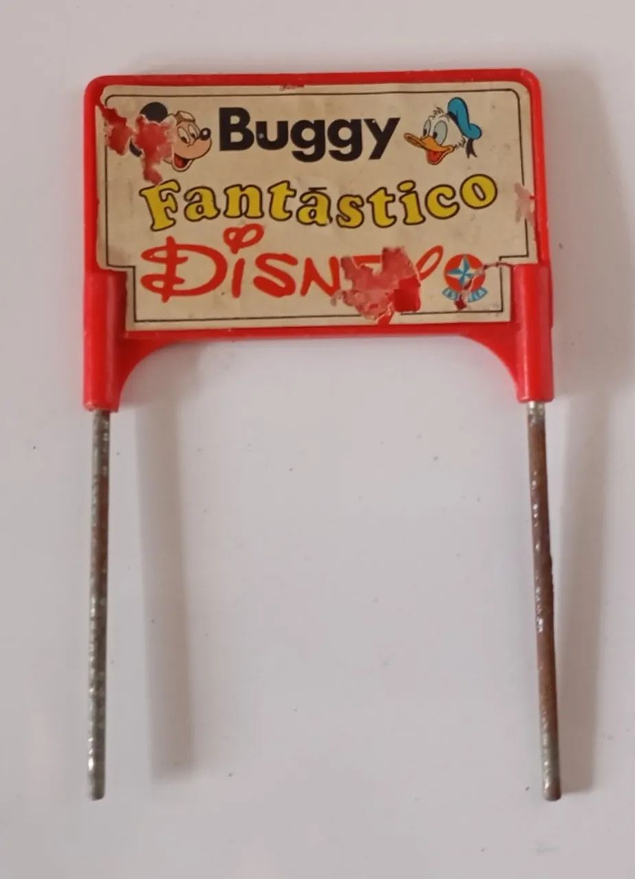 Placa Do Buggy Fantástico Disney Estrela - Foto 2