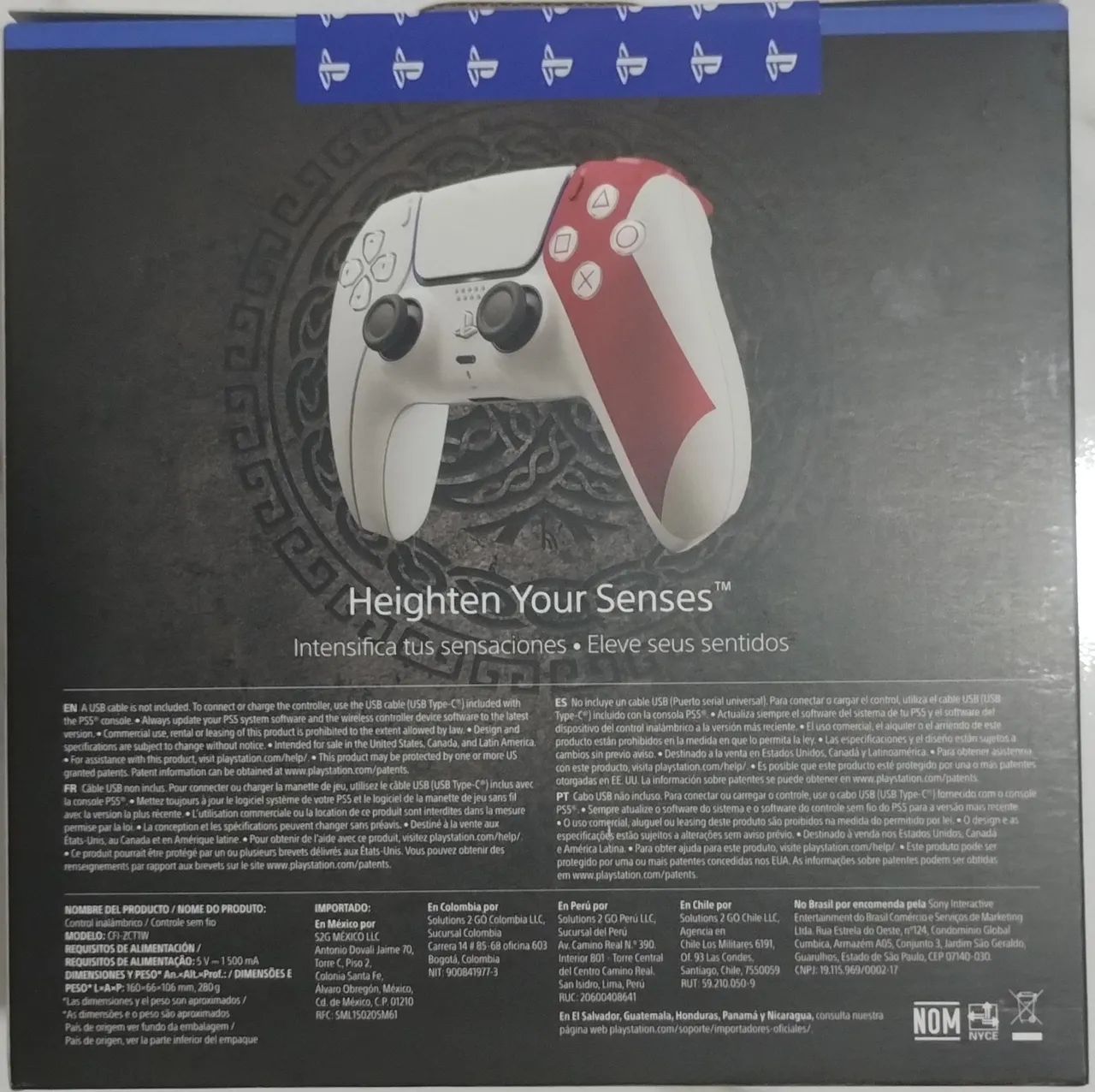 Controle god of war lacrado ps5 - Foto 2