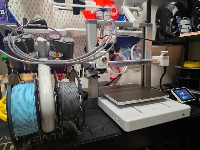 Impressora 3D Bambu Lab A1 Combo (com AMS Lite), Funcionando 100%, Caixa original + NF - Foto 3