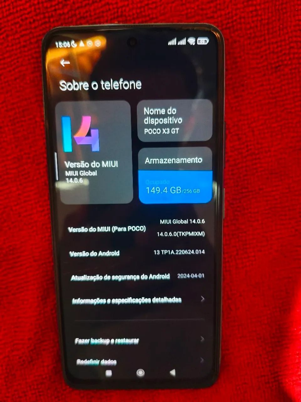 POCO X3 GT CONSERVADO - Foto 4