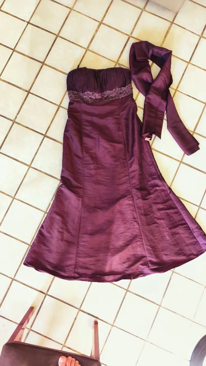 Vestido de Gala seminovo - Foto 5