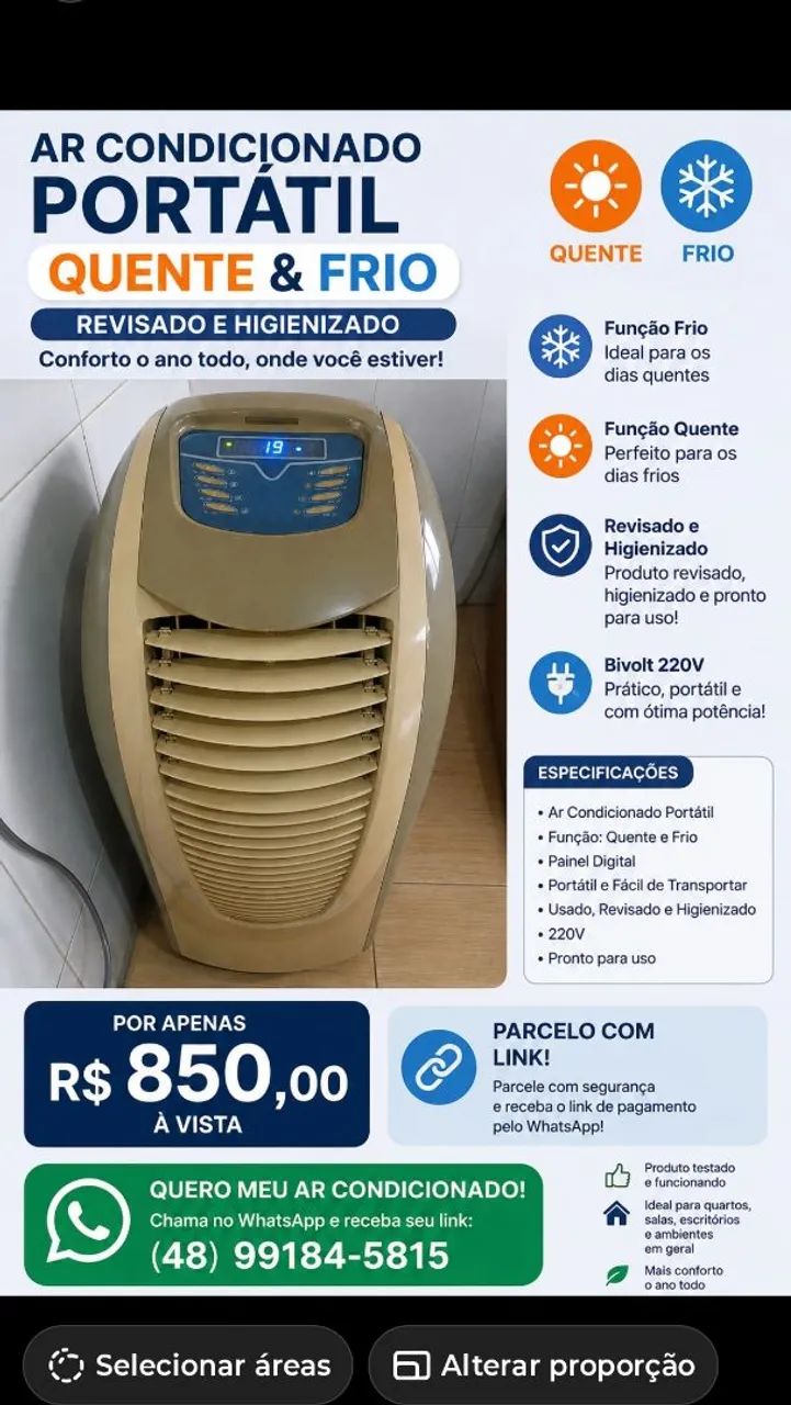 Ar condicionado portátil  - Foto 2