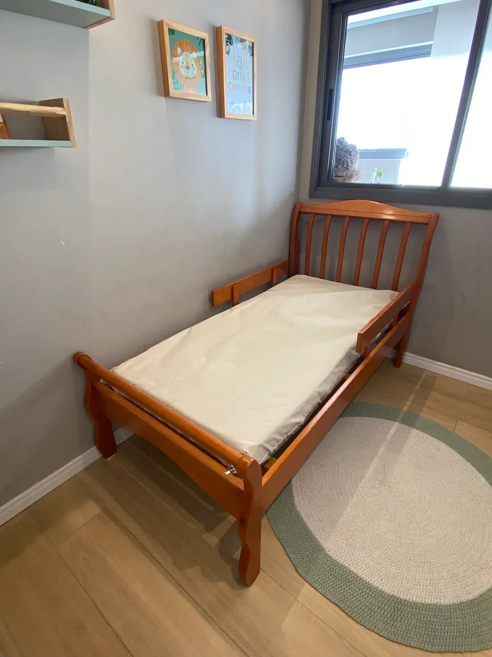 Mini cama solteiro madeira maciça  - Foto 3