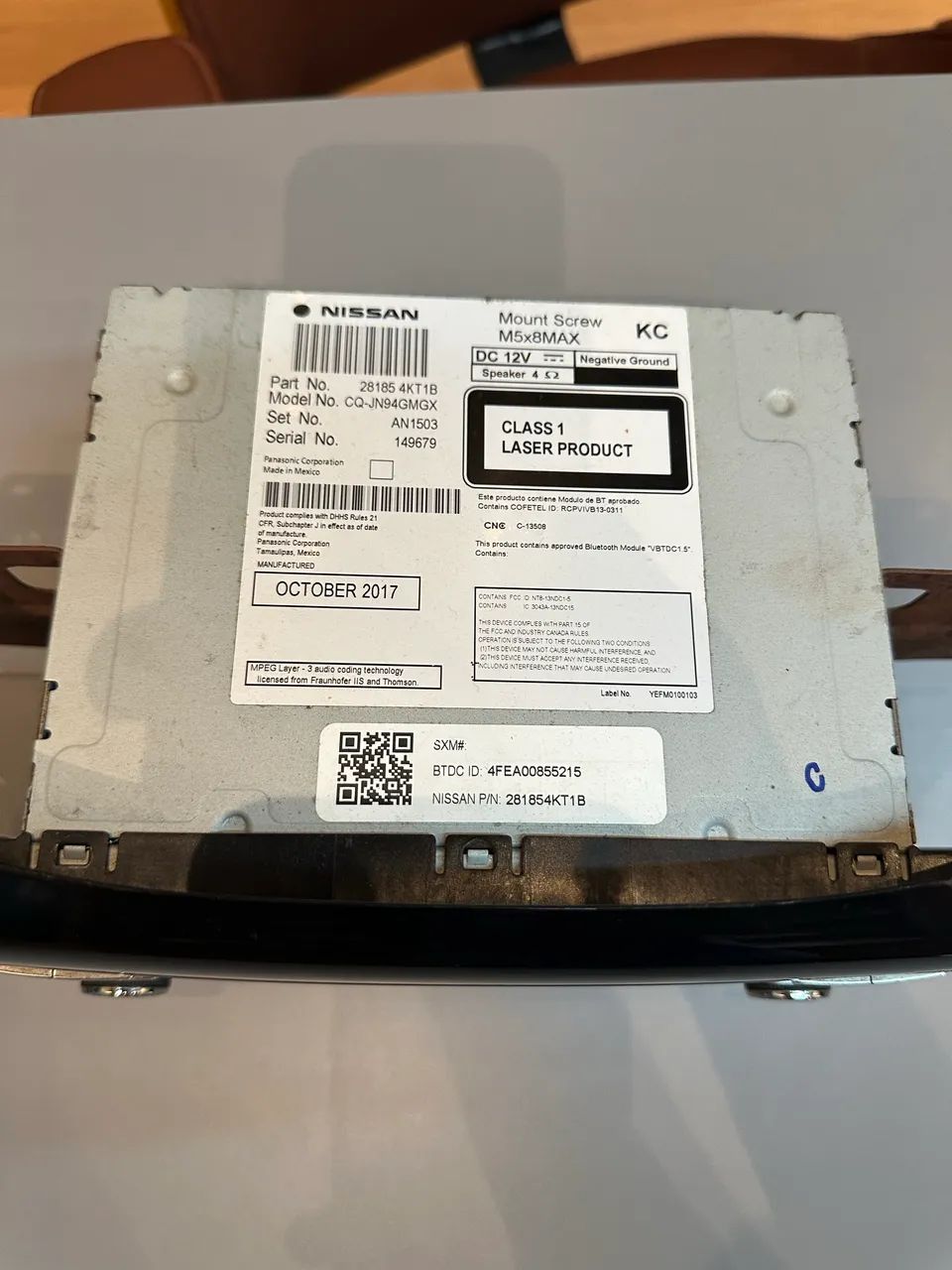 Central multimídia original Nissan Frontier 2018 - Peças para