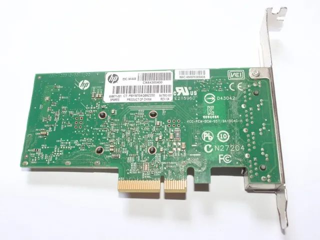Placa de rede 4 portas 1Gb RJ45 Broadcom BCM95719 HP 331T - Foto 2