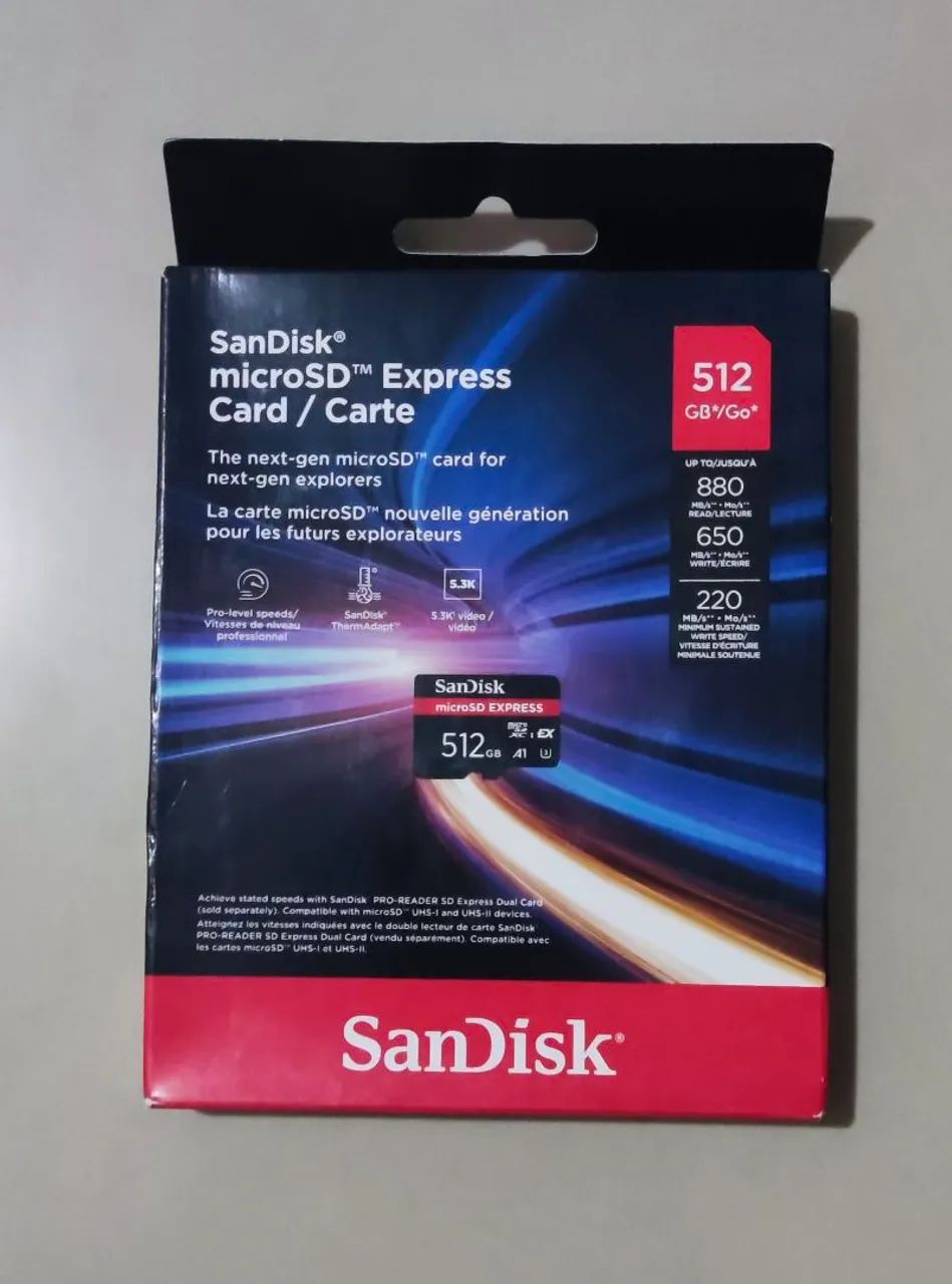 Cartão micro sd 512gb para Nintendo switch 2