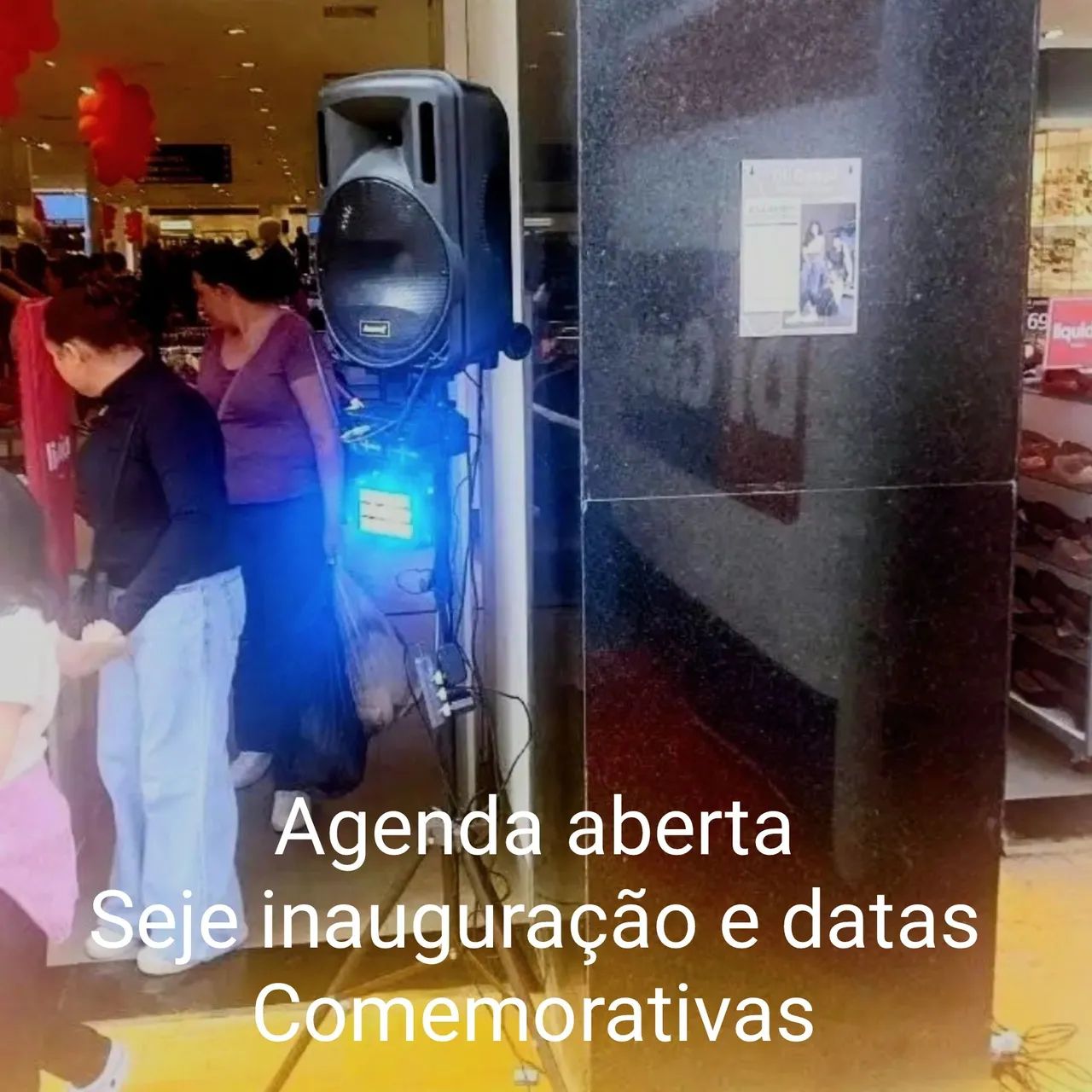 Sou locutor porta de lojas Sorocaba 