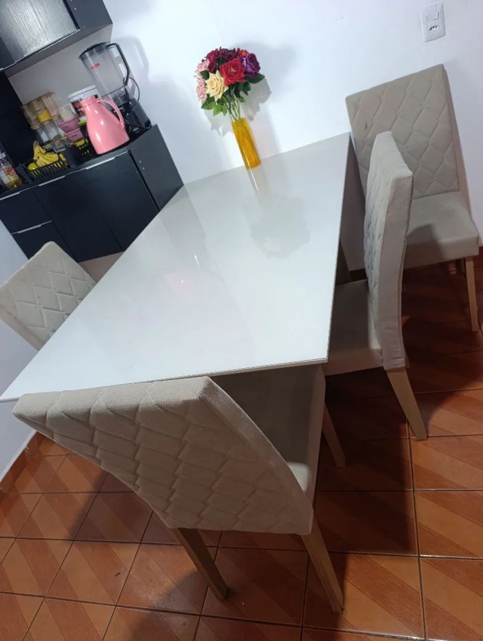 Mesa 6 lugares de vidro  - Foto 2