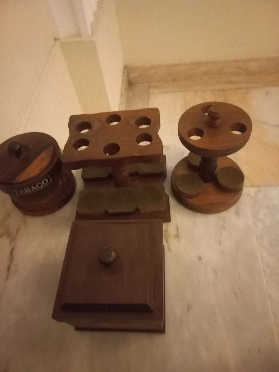 Kit porta cachimbo antigo - Foto 3